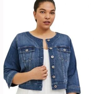 Torrid Dark Blue Jean Jacket